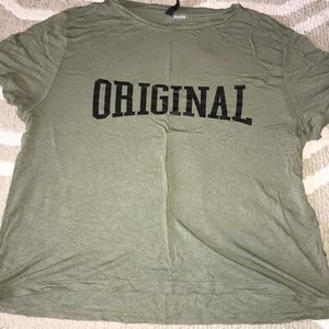 Green Original H&M shirt
